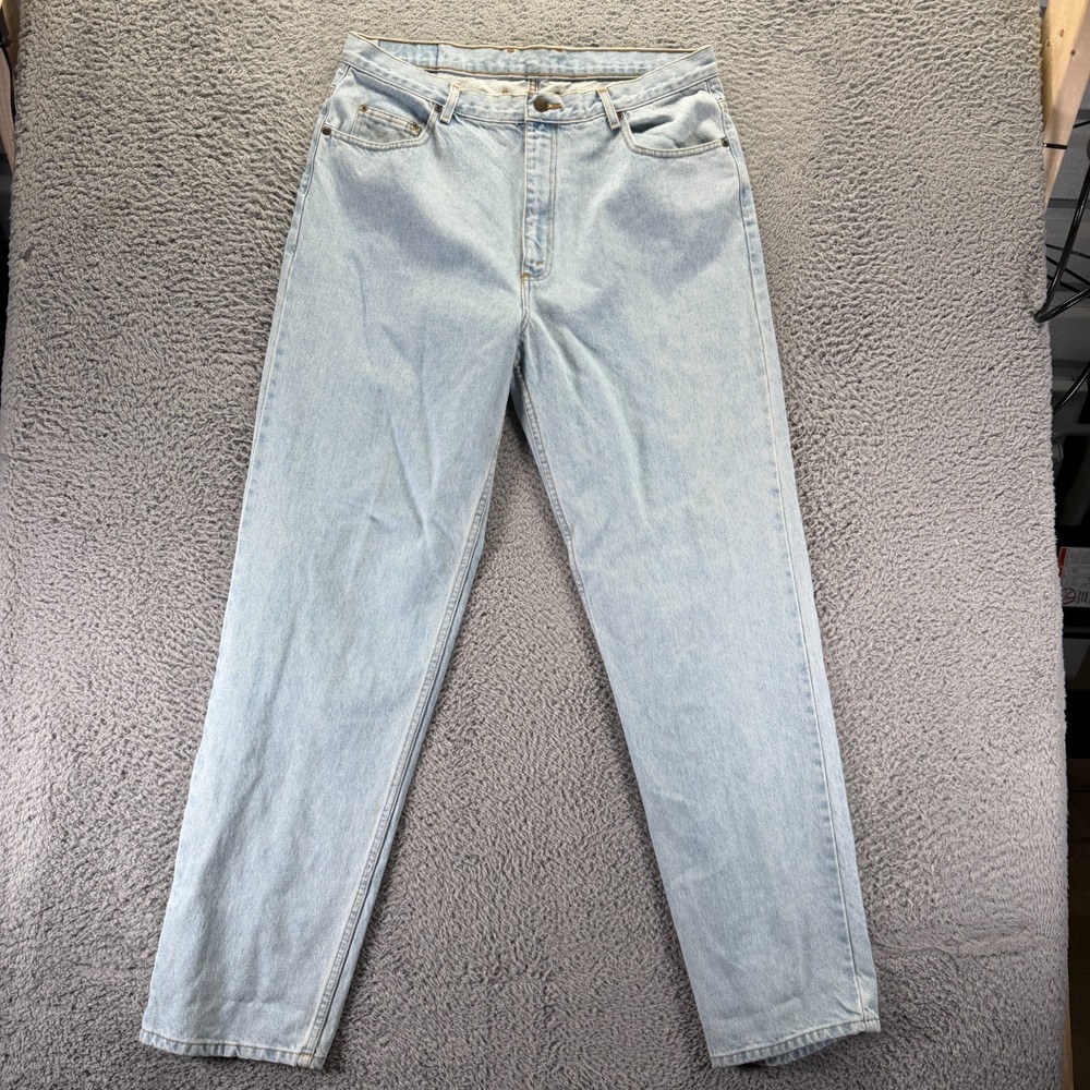 Vintage Bill Blass Jeans Mens 36x34 Blue Cotton Denim Straight Relaxed Workwear